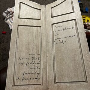 Decorative Wooden Wall Art with Inspirational Quotes